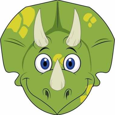 Kartonnen dinosaurus dieren masker voor kinderen