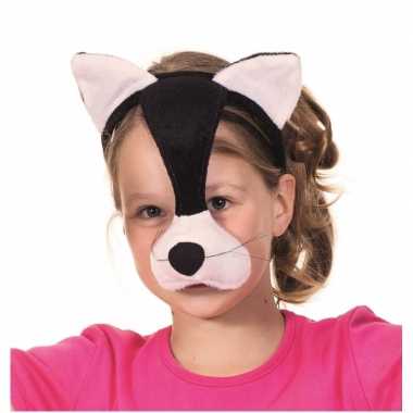 Katten dieren masker met geluid