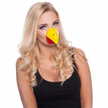 Kip dierenneus dieren masker voor volwassenen