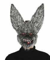 Horror konijnen dieren masker voor volwassenen